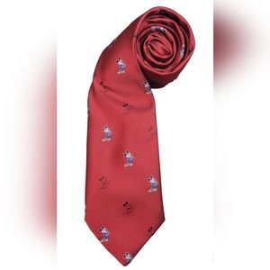 Balancine Tie Works Disney Mickey Mouse Red Collectors Tie